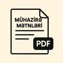 Mühazirə mətnləri
