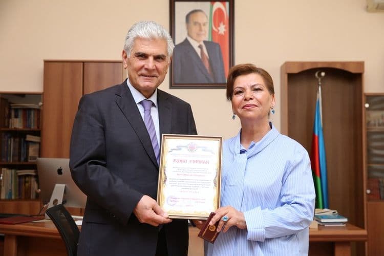 Professor Mahirə Hüseynova Fəxri Fərmanla təltif olunub